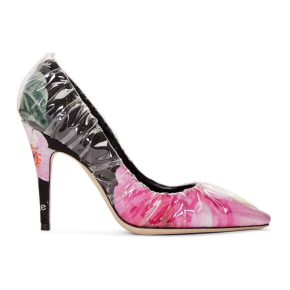 Off-White Shoes - Off-White Jimmy Choo Floral Anne Heels - Size 39 - New in Box - MSRP $1180